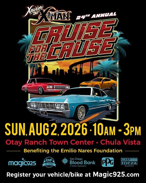X-Man Cruise for a Cause Car Show flyer August 2026
